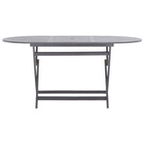 Table de jardin pliable 160x85x75 cm Bois d'acacia massif