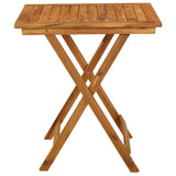 Folding garden table 70x70x75 cm Solid acacia wood