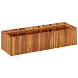 Lit surélevé de jardin 100x30x25 cm Bois massif d'acacia