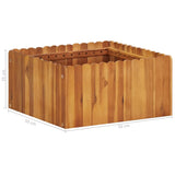 Lit surélevé de jardin 50x50x25 cm Bois massif d'acacia