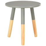 Tables d'appoint 2 pcs Gris Pin massif