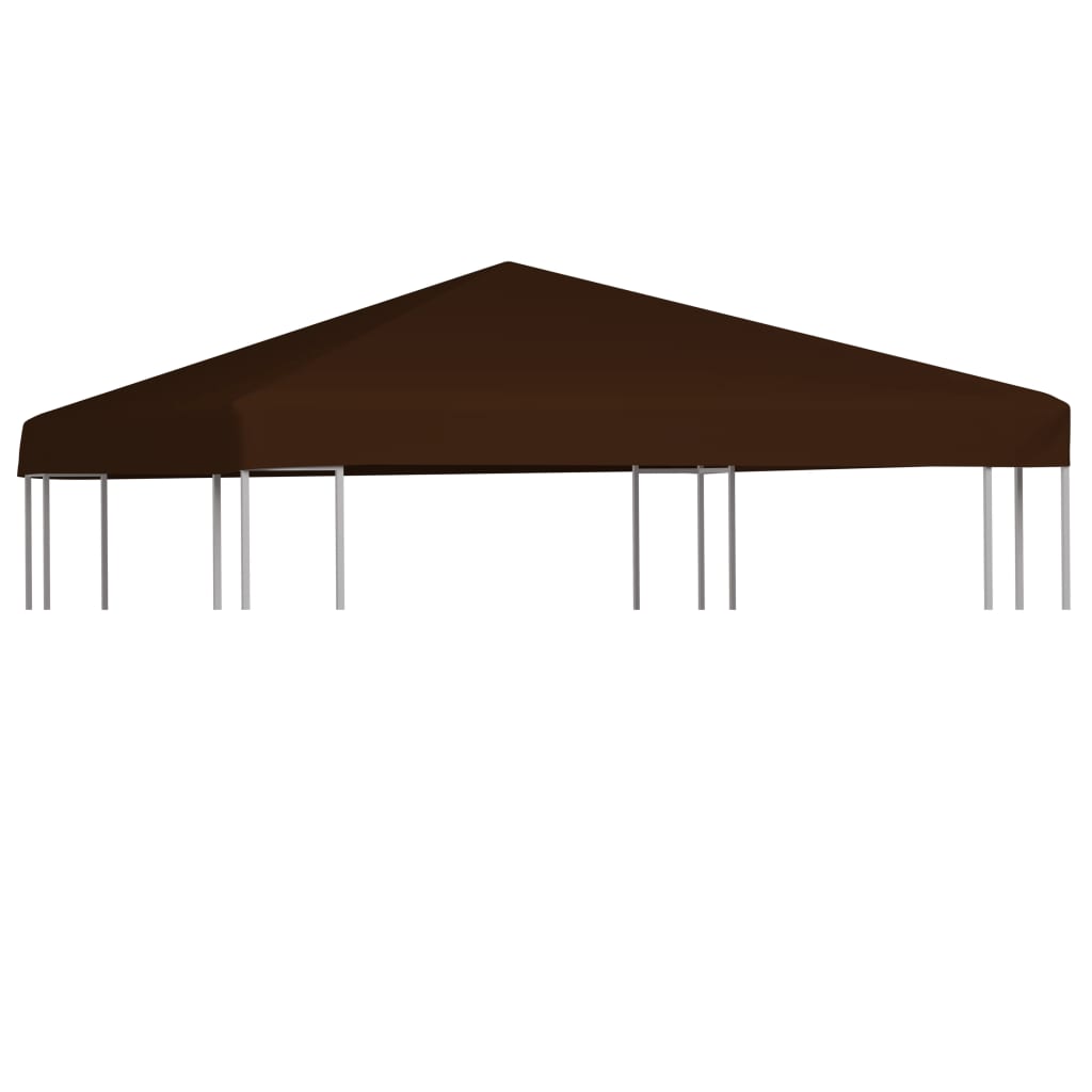 Oberseite Pavillon-Plane 310 g/m² 3x3 m Braun