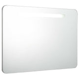 LED-Spiegel-Badezimmerschrank 80x9,5x55 cm