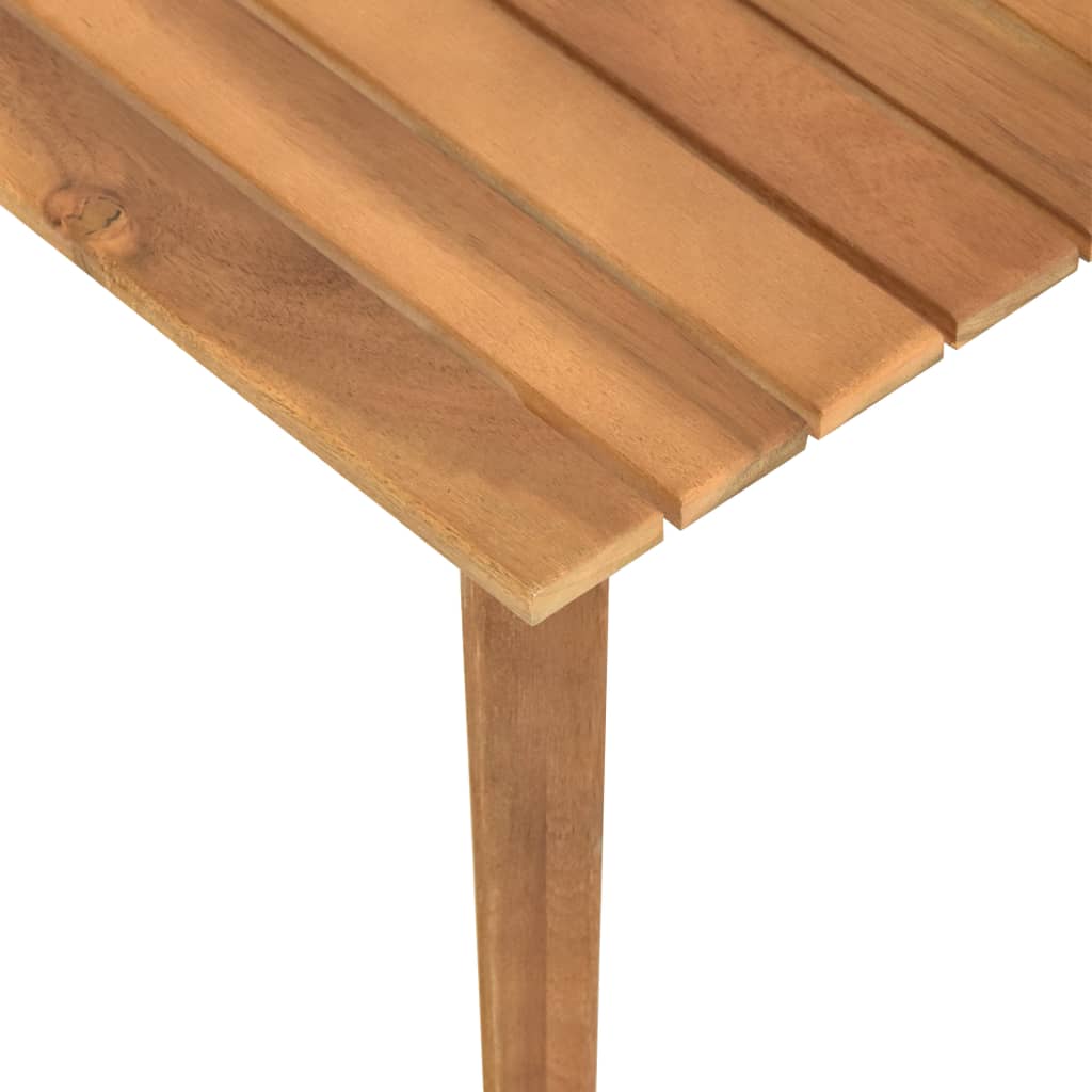 Table basse de jardin 60x60x36 cm Bois solide d'acacia