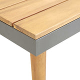 Table basse de jardin 60x60x31,5 cm Bois solide d'acacia