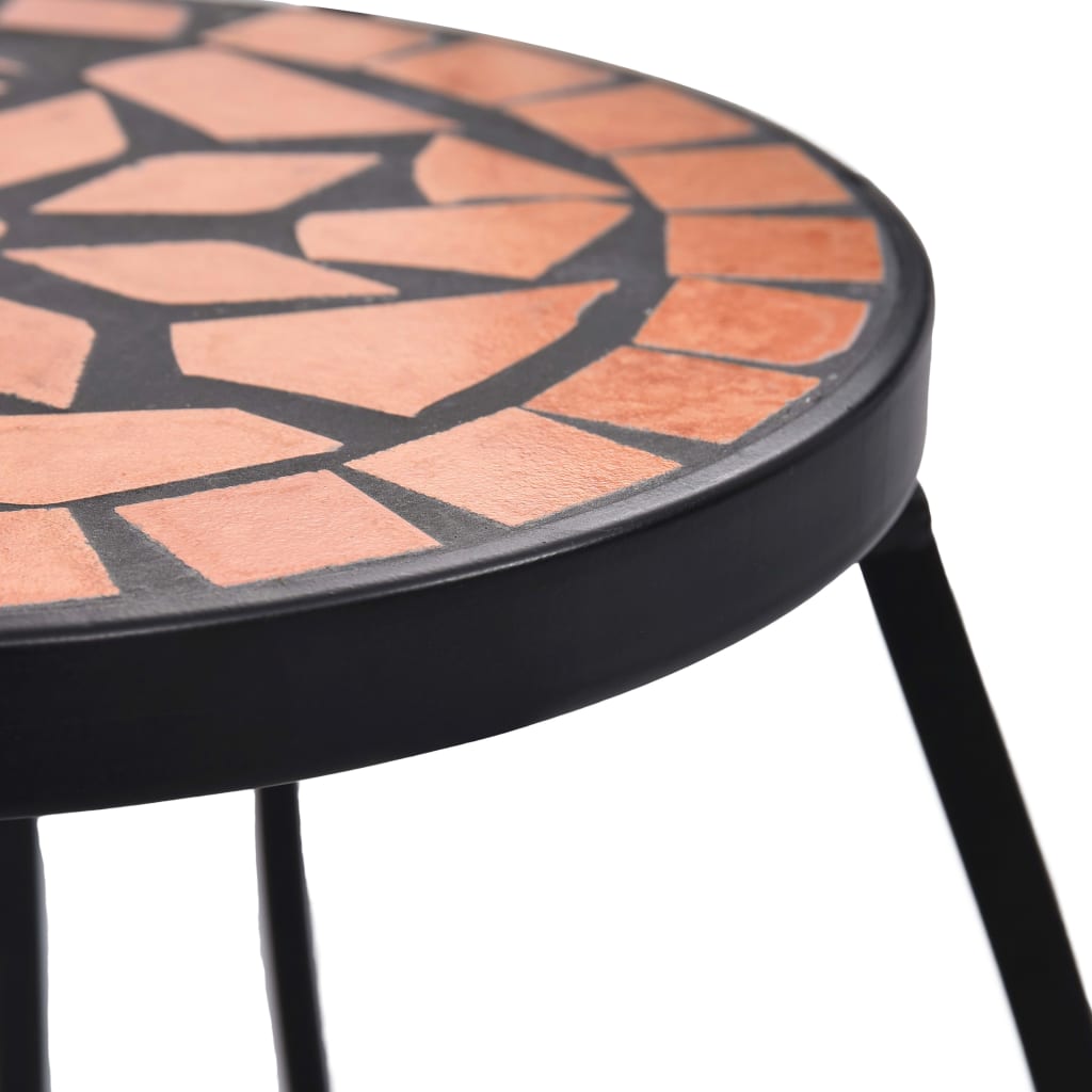 Tables mosaïque 3 pcs Terre cuite Céramique