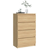 Buffet Chêne sonoma 60x35x98,5 cm Bois d'ingénierie