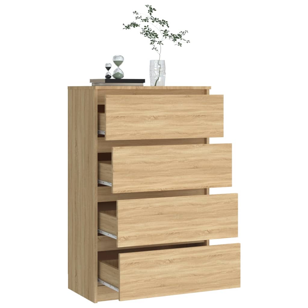 Buffet Chêne sonoma 60x35x98,5 cm Bois d'ingénierie