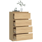 Buffet Chêne sonoma 60x35x98,5 cm Bois d'ingénierie