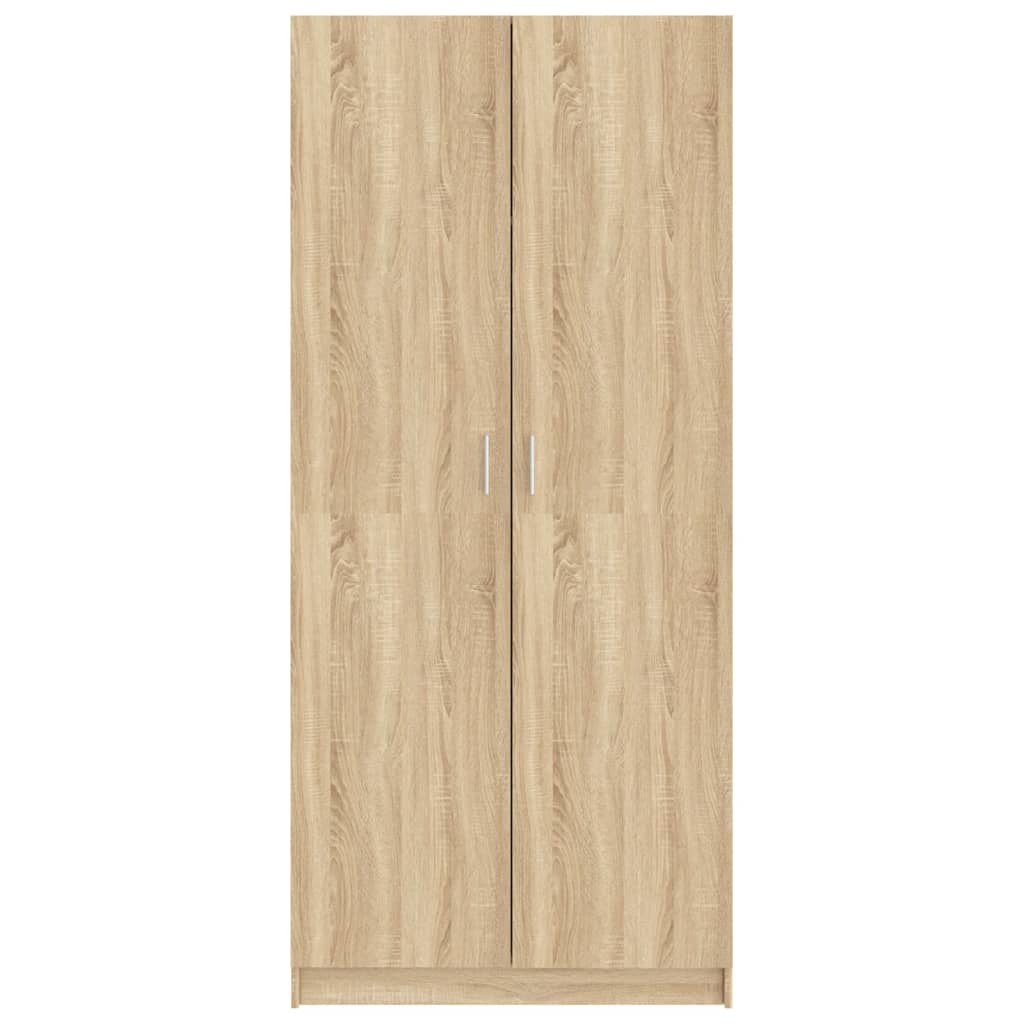 Garde-robe Chêne sonoma 80x52x180 cm Bois d’ingénierie