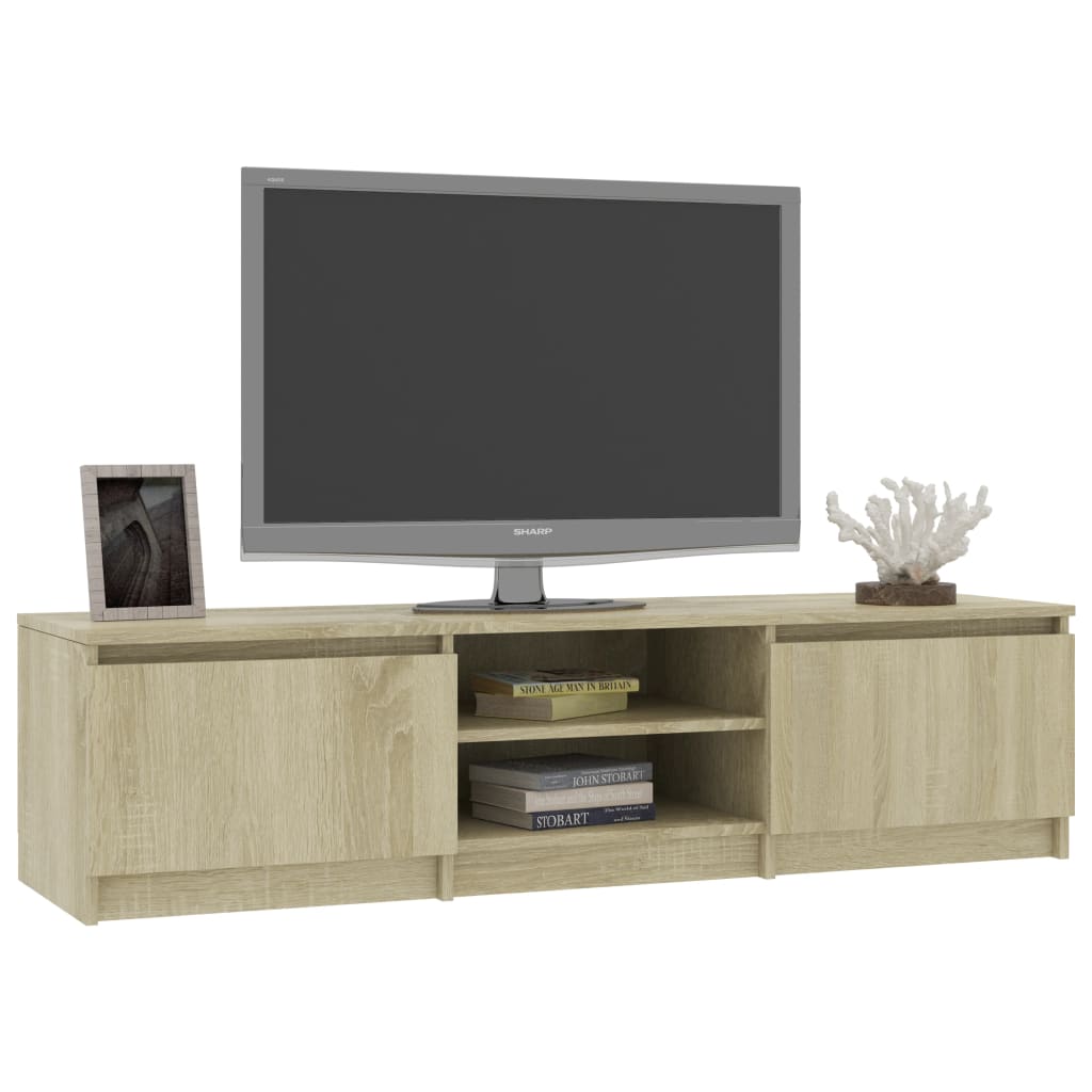 Meuble TV Chêne sonoma 140x40x35,5 cm Bois d'ingénierie