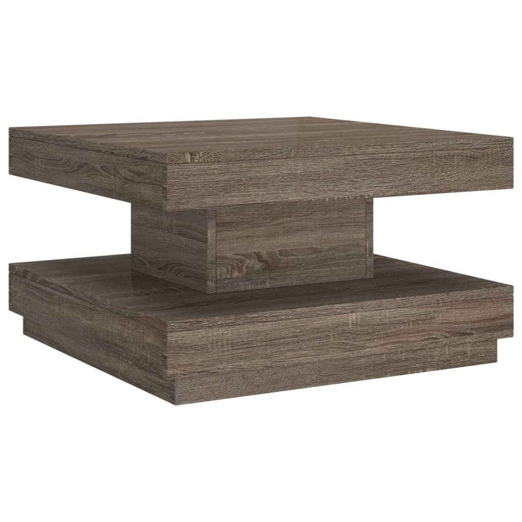 Table basse Gris 60x60x35 cm MDF