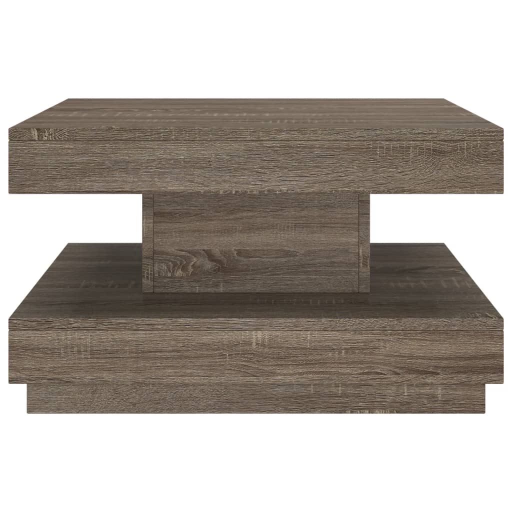 Table basse Gris 60x60x35 cm MDF