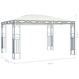 Pavillon 400 x 300 cm Creme