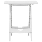 Table pliable de jardin 45,5x38,5x50 cm Blanc