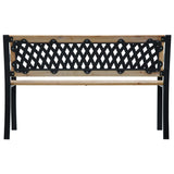 Banc de jardin 120 cm Bois