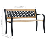 Banc de jardin 120 cm Bois