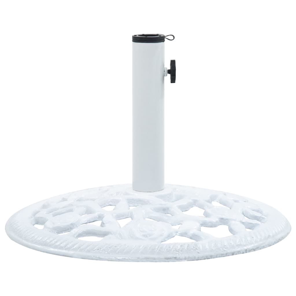 Parasol base White 12 kg 48 cm Cast iron