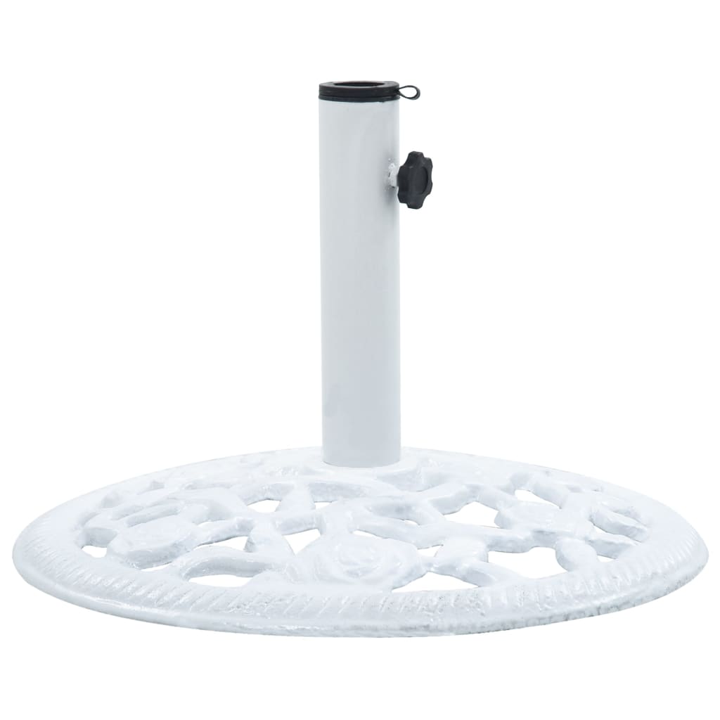 Parasol base White 12 kg 48 cm Cast iron