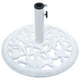 Parasol base White 12 kg 48 cm Cast iron