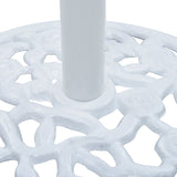 Parasol base White 12 kg 48 cm Cast iron