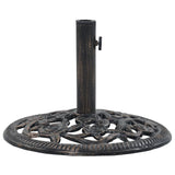 Socle de parasol Bronze 12 kg 48 cm Fonte