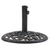 Socle de parasol Bronze 12 kg 48 cm Fonte