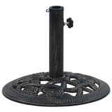 Parasol base Black and bronze 9 kg 40 cm Cast iron