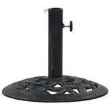 Parasol base Black and bronze 9 kg 40 cm Cast iron