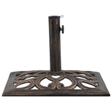 Socle de parasol Bronze 12 kg 49 cm Fonte