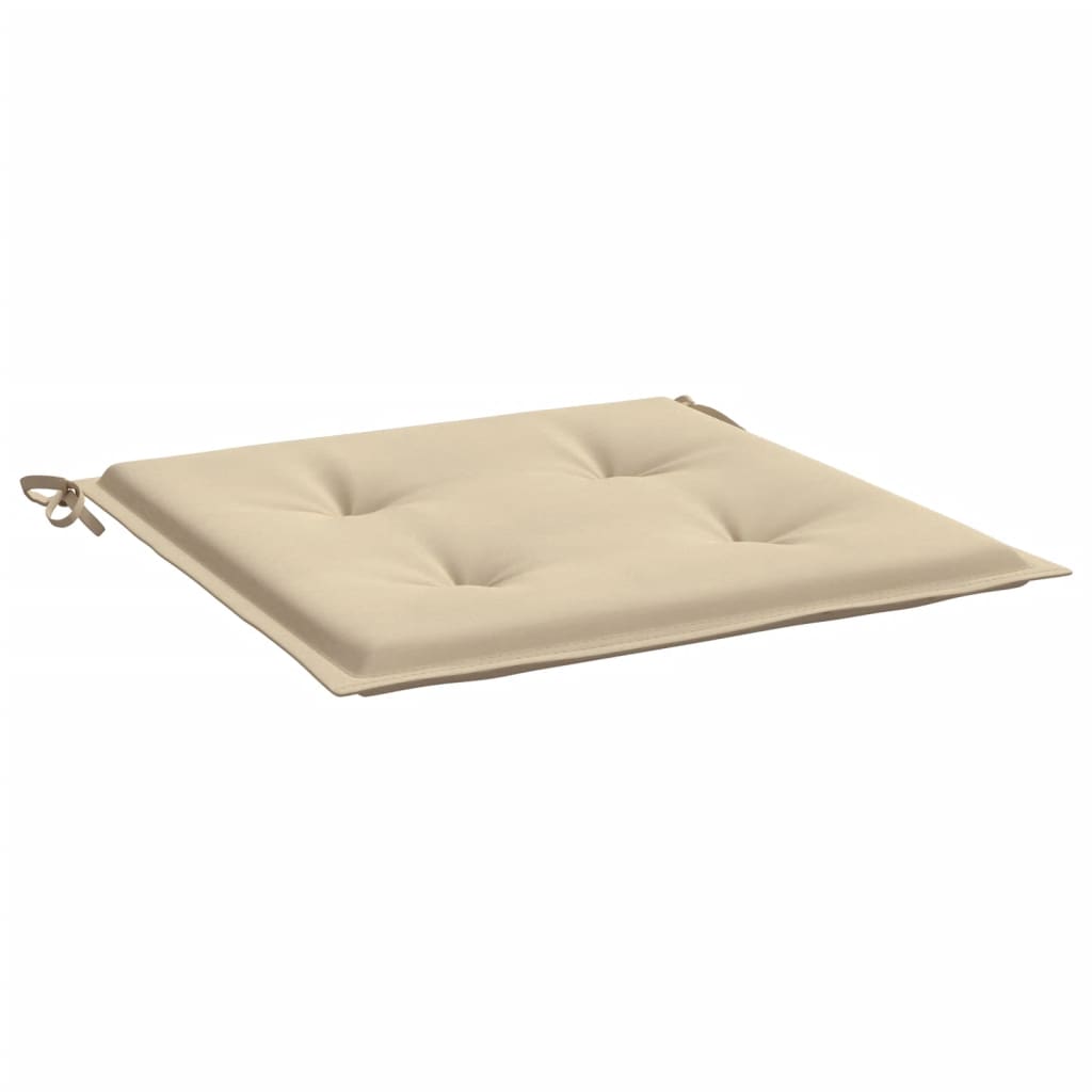 Gartenstuhlkissen 2er-Set beige 50x50x3 cm