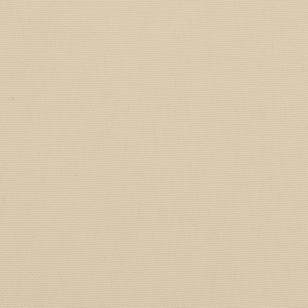 Gartenstuhlkissen 2er-Set beige 50x50x3 cm