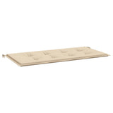 Coussin de banc de jardin beige 100x50x3 cm tissu oxford