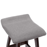 Chaise de bar Gris clair Tissu