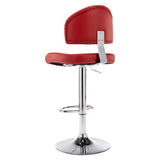 Tabouret de bar Rouge bordeaux Similicuir