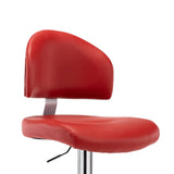 Tabouret de bar Rouge bordeaux Similicuir