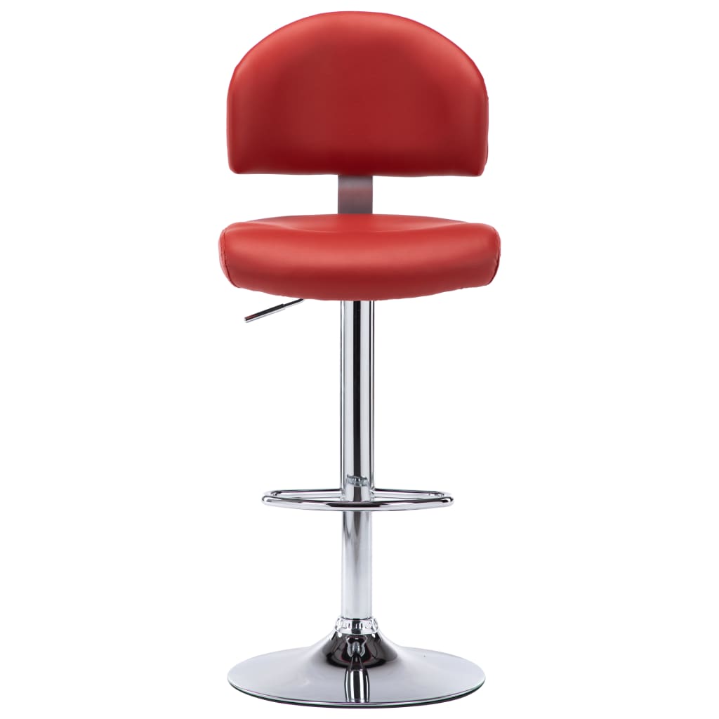 Tabouret de bar Rouge bordeaux Similicuir