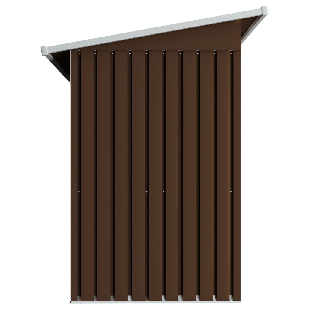 Abri de stockage pour jardin Marron 194x121x181 cm Acier