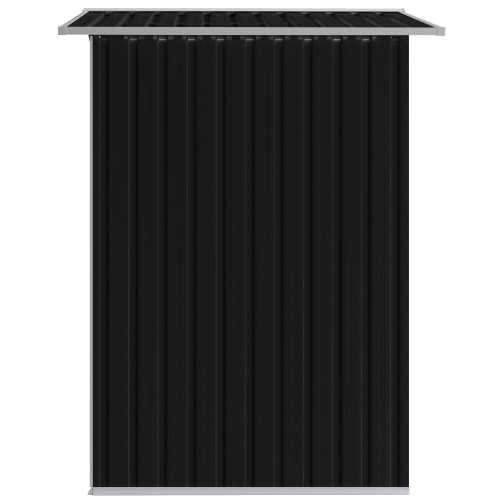 Abri de stockage pour jardin Anthracite Acier 204x132x186 cm