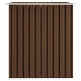 Abri de stockage pour jardin Marron 257x205x178 cm Acier