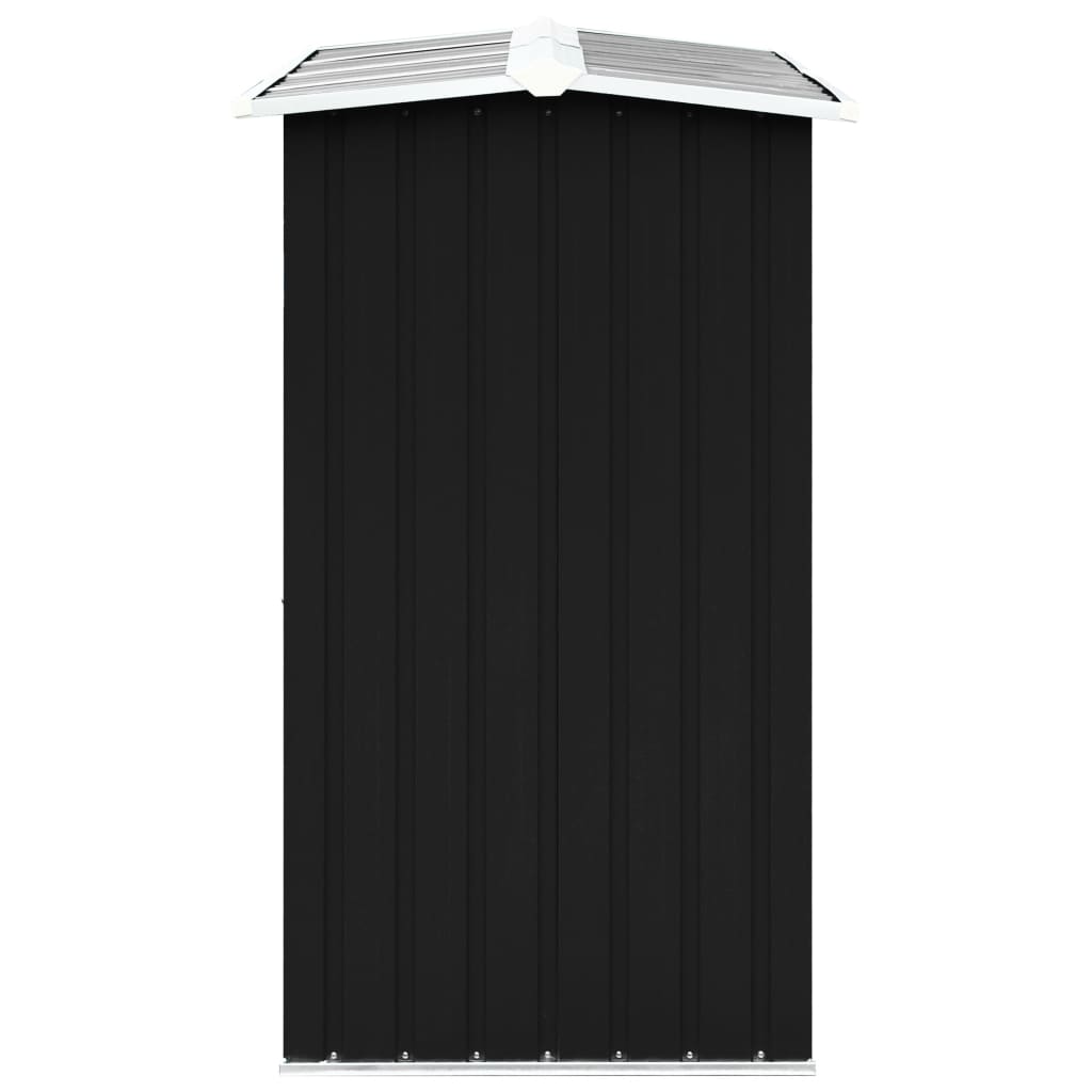 Abri de stockage à bois Acier galvanisé 172x91x154cm Anthracite