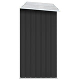 Abri de stockage à bois Acier galvanisé 330x84x152cm Anthracite