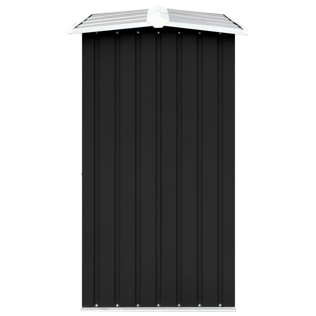 Abri de stockage à bois Acier galvanisé 330x92x153cm Anthracite