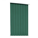 Abri de stockage de bois Acier galvanisé 163x83x154 cm Vert