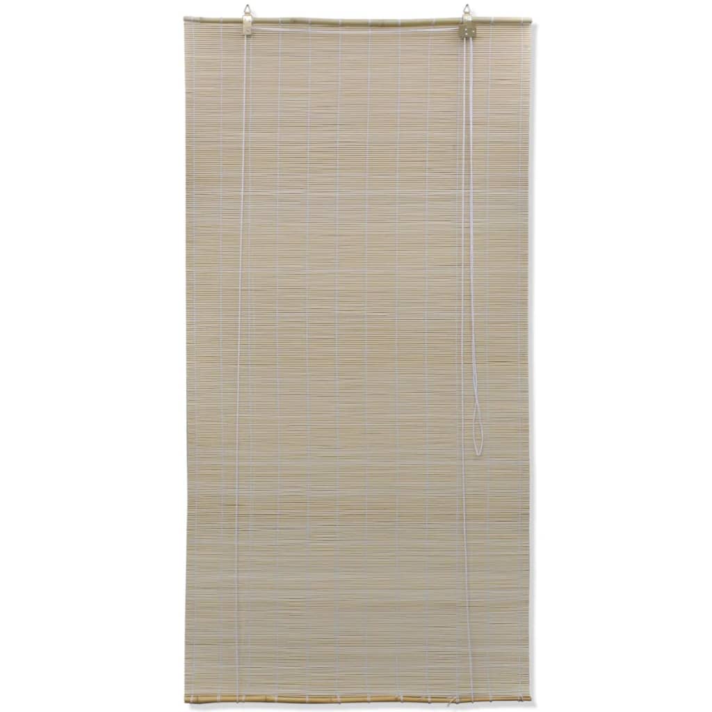 Stores à rouleau Bambou naturel 4 pcs 120x160 cm