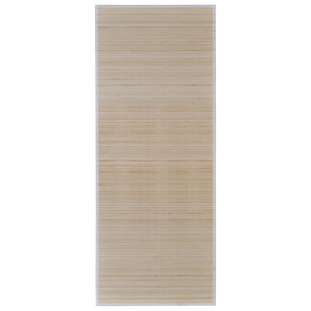 Tapis rectangulaires Bambou naturel 4 pcs 120x180 cm