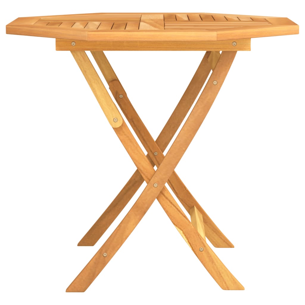 Table pliable de jardin 85x85x76 cm Bois de teck solide