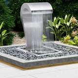 Cascade de jardin Argenté 52,4x34,2x82 cm Acier inoxydable