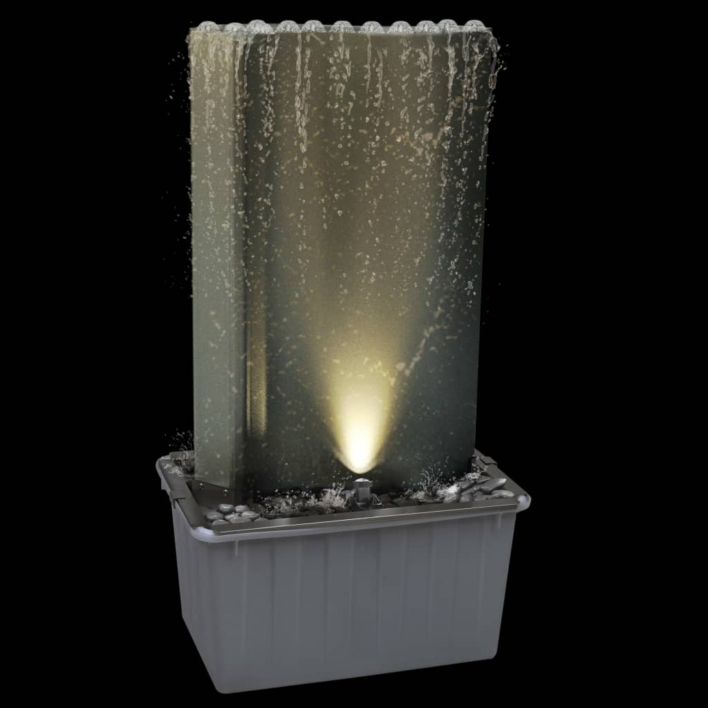 Fontaine de jardin Argenté 60,2x37x122,1 cm Acier inoxydable