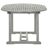 Table de jardin Gris 200x100x75 cm Bois d'acacia massif